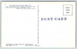 New York City Skyline  Postcard