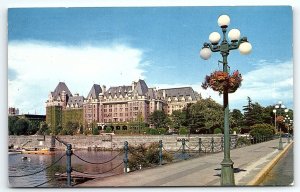 1962 VICTORIA BRITISH COLUMBIA EMPRESS HOTEL POSTCARD P3451