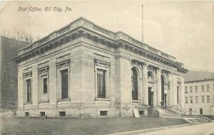 Vintage Postcard Post Office Oil City PA Venango County