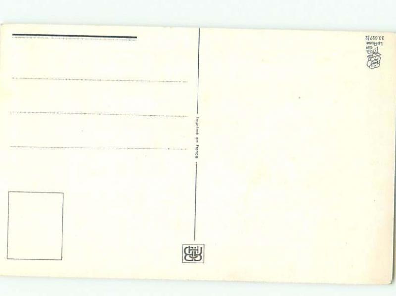 foreign Old Postcard BIRDCAGE BY HUMANIZED FISH WITH WATERING CAN AC3314