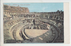 P2774, old postcard roma interno del colosseo, Amphitheatre Rome Italy