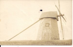 RPPC Chatham MA, CAPE COD, Cockle Cove Windmill 1920, Local Publisher