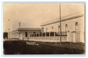 Calle Marti Caibarien Cuba Real Photo RPPC Postcard (G34)