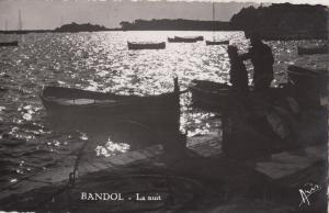 BF25733 bandol la nuit boat   france front/back image