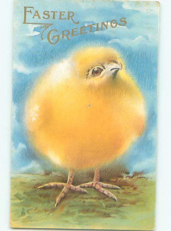 Pre-Linen Easter HUGE BIG PUFFY CUTE CHICK AB3942