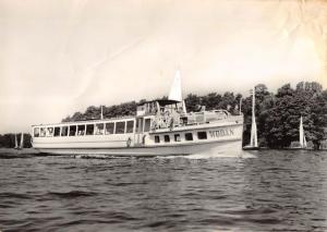 B98775 real photo wodan berlin weisse flotte  germany  ship bateaux