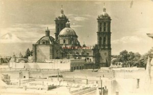 Mexico, Puebla, Cathedral, RPPC