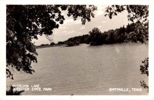 Texas Smithville Lake Buescher State Park Overlook Real Photo