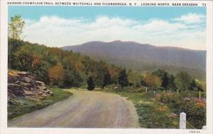 New York Ticonderoga Hudson Champlain Trail Between Whitehall And Ticonderoga...