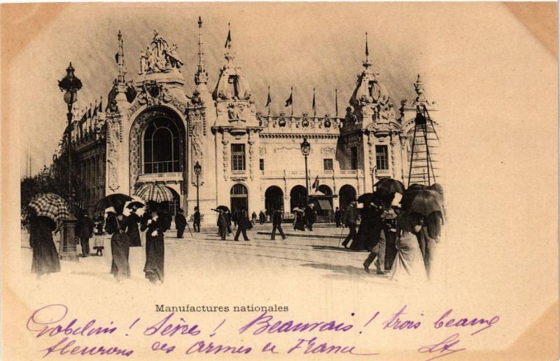 CPA PARIS EXPO 1900 - Manufactures Nationales (308459)