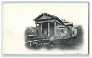 c1900s Historic Redwood Library Newport RI Unposted Antique PMC Postcard