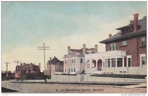 A Residence Scene, SEATTLE, Washington, 1900-1910s