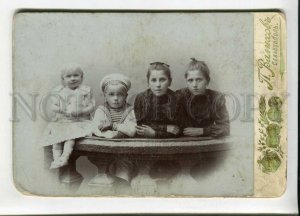 3113785 Ukraine Sevastopol Twins & Seaman Boy CABINET PHOTO