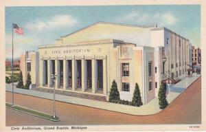 Michigan Grand Rapids Civic Auditorium Curteich