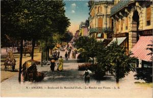 CPA ANGERS - Boulevard du Marechal-Foch - Le Marche aux Fleurs (167112)