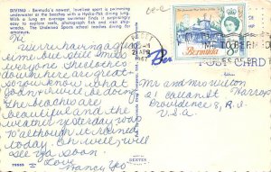 Diving Bermuda Postcard