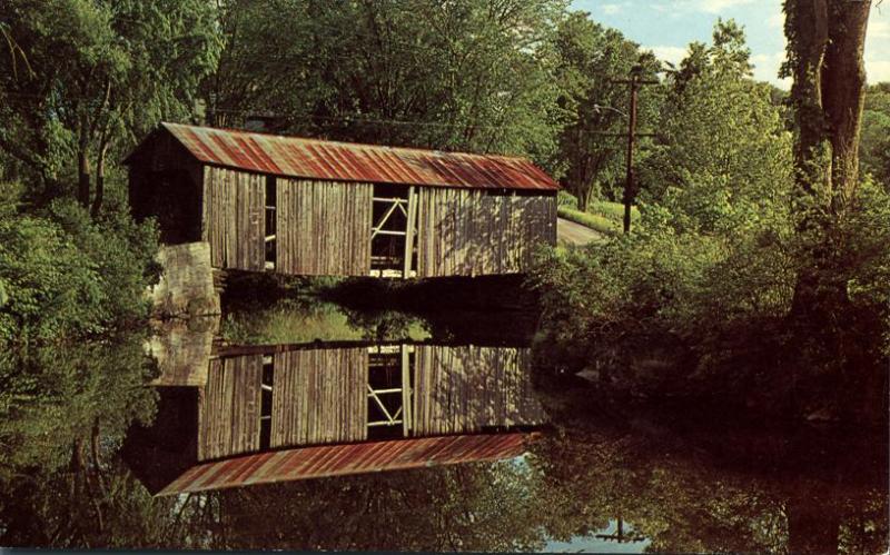 Old Covered Bridge - Beautiful Green Mountains VT, Vermont