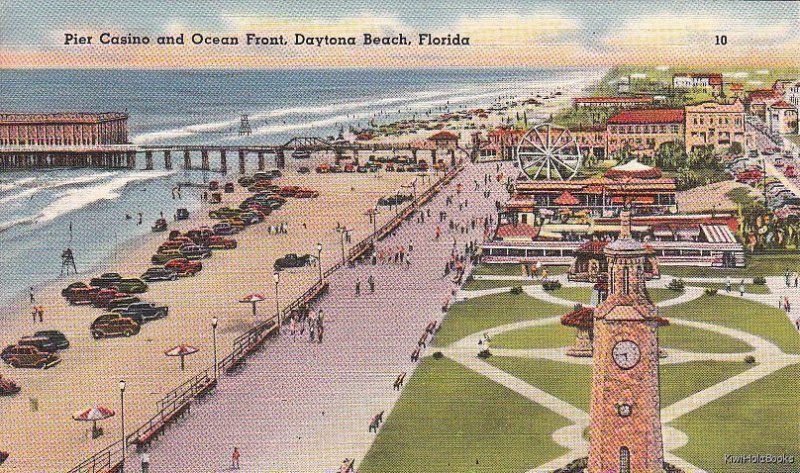 Postcard Pier Casino and Ocean Front Daytona Beach FL