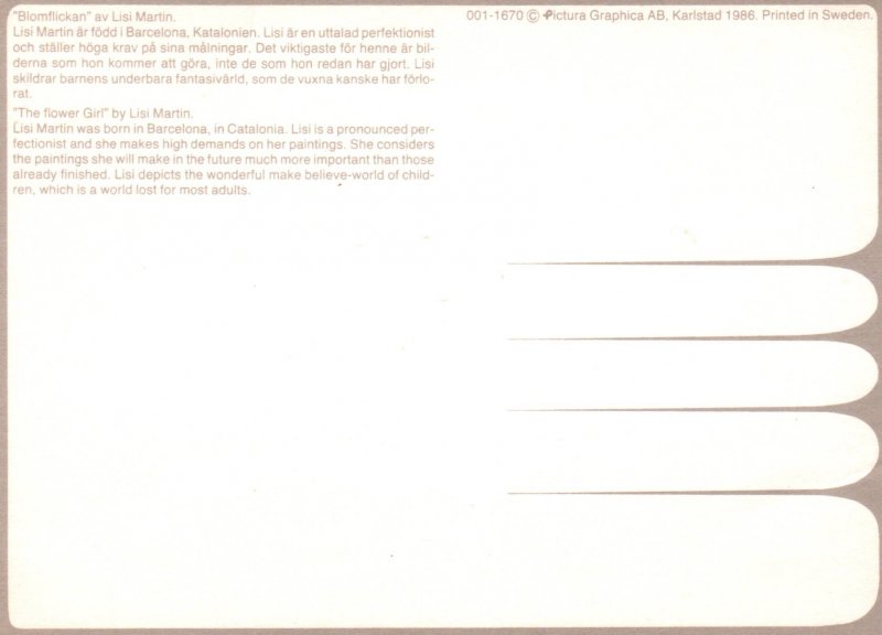 The Flower Girl,Lisi Martin Painting BIN