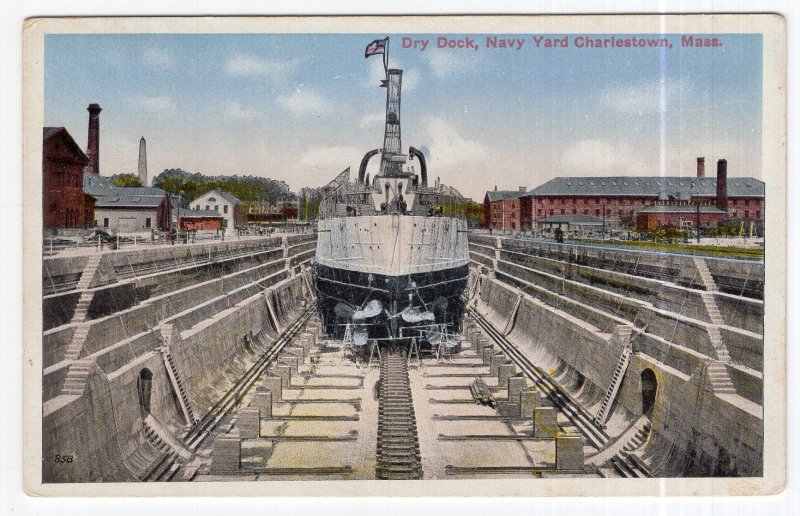 Charlestown, Mass, Dry Dock, Navy Yard