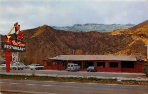 Postcard 1950s Colorado Glenwood Springs The Red Steet Restaurant CO24-3213