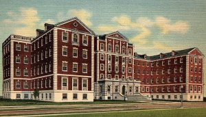 1940s DALLAS LISBON TEXAS U.S. VETERANS HOSPITAL UNPOSTED LINEN POSTCARD P583