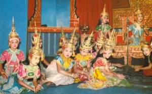 Viet Nam War Era, Thailand, Thai Classical Dance, Old Postcard