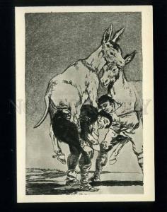 209305 SPAIN Francisco Goya that you can not anti aristocratic satire DONKEY 