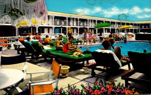 Virginia Virginia Beach Plantation Motel Showing Swimming Pool 1965
