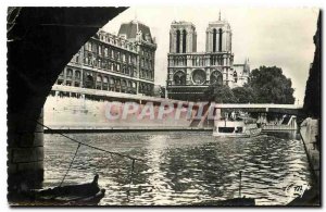 Old Postcard Paris and its wonders the Cathedrale Notre Dame view of the Rive...