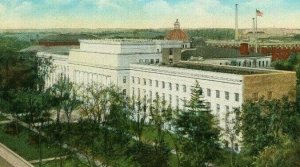 Postcard Early View , Library Bldg. at University of Michigan, Ann Arbor. MI. S4