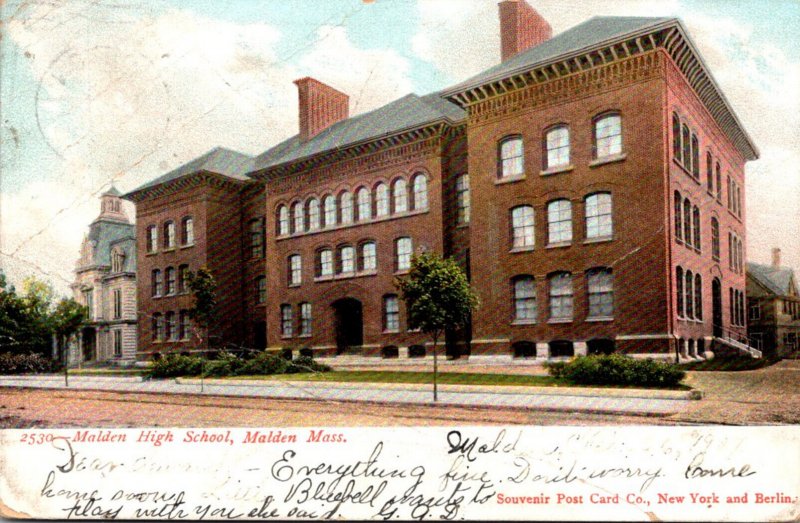 Massachusetts Malden High School 1907