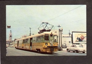 CA Key System Railroad Trolley Car Oakland to San Francisco California PC