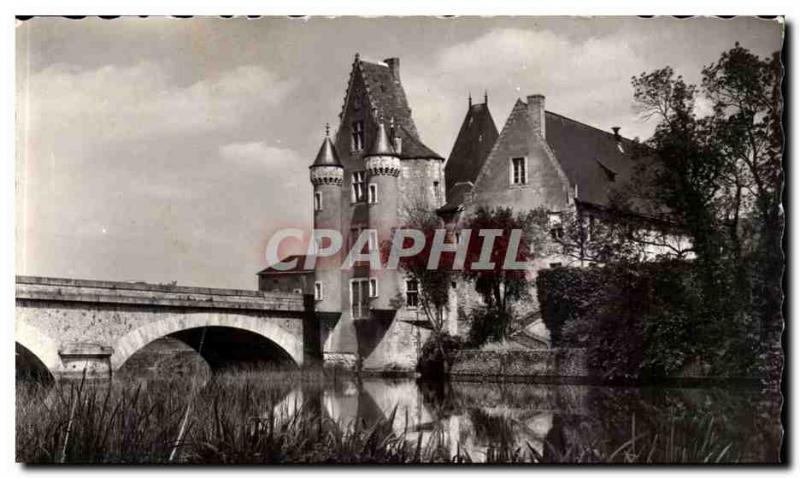 La Fleche Old Postcard The chaetau Carmelite along the Loir