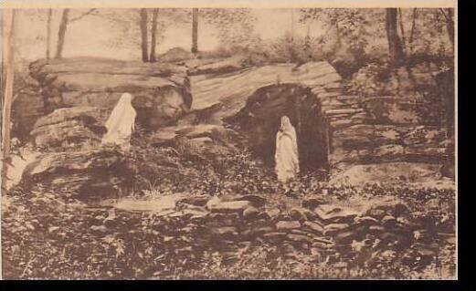 New York ST. Joseph, Grotto of our Lady of Lourdes  Albertype