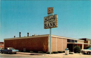 Weatherford, OK Oklahoma  SECURITY STATE BANK  Custer County  VINTAGE  Postcard