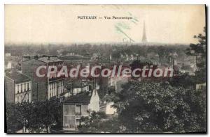 Postcard Old Puteaux Panoramic view