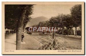 Old Postcard Bad Ems Anlagen am Kurhaus