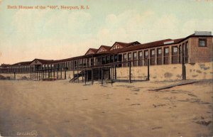 Newport Rhode Island Bath Houses of the 400 Vintage Postcard AA33865