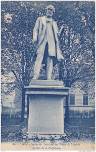 Statue De l'Academicien Victor De Laprade, Jardin De La Prefecture, Lyon (Rho...