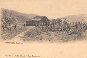 BR94812 montevideo ranchos farm types folklore uruguay