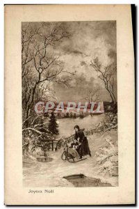 Old Postcard Fantaisie Luge