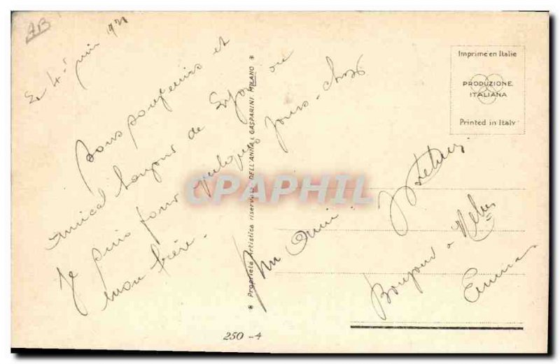 Old Postcard Fantasy Illustrator Woman Corbella