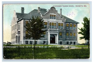 Vintage Stephenson Training School, Marinetette, WA. Postcard F115E