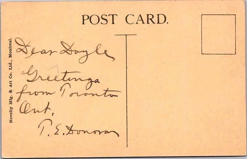 Postcard HOTEL SCENE Toronto Ontario ON AK6621