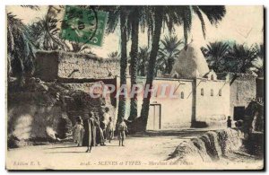 Old Postcard Scenes And Types Marabout In & # 39Oasis