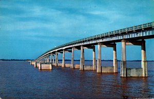 South Carolina Bridge Across Santee River and Lake Marion 1961