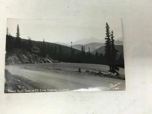 Echo Lake Mt Evan Highway CO Postcard Sanborn Real Photo RPPC Colorado