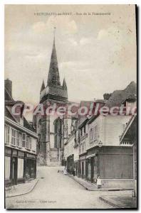 Old Postcard Neufchatel En Bray Street Of Fish