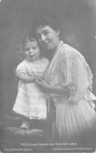 B2342 Familles Royales Royalty Sweden HKH Kronprinsessan med Pr  front/back scan